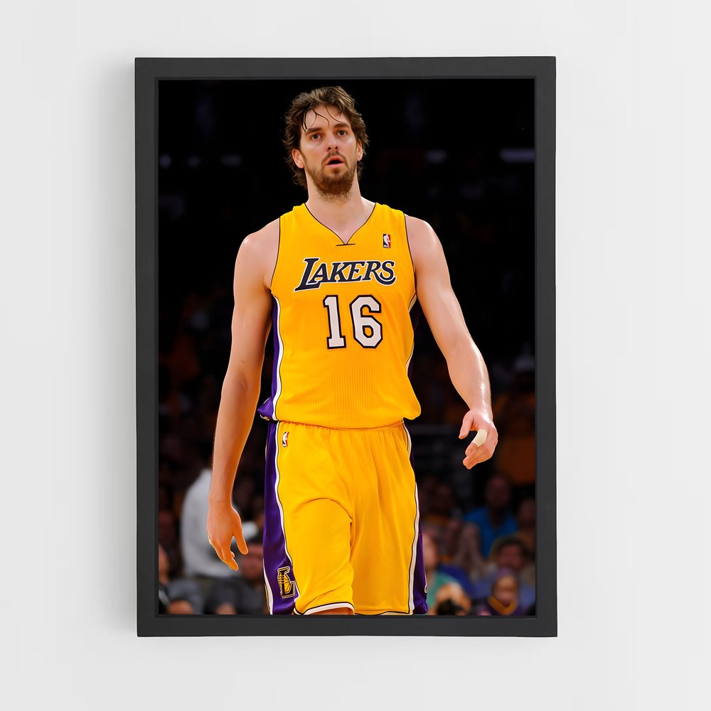 Poster Pau Power – affiche Basketball (vue 2)